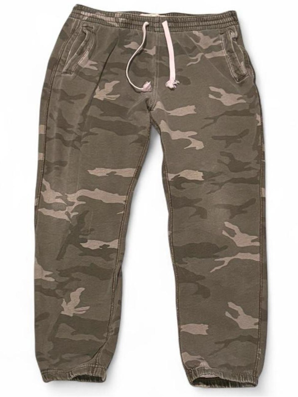 Men’s Abercrombie & Fitch green camo sweatpants